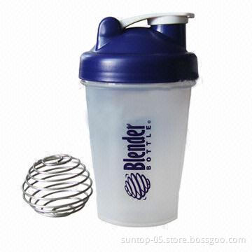 Plastic shaker bottle in PP material